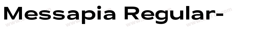 Messapia Regular字体转换